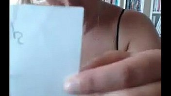 Busty slut spanks herself