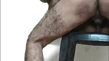 Black indian maid masterbating and moaning with creampie