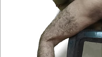 Black indian maid masterbating and moaning with creampie