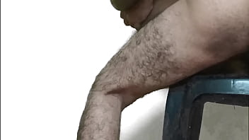 Black indian maid masterbating and moaning with creampie