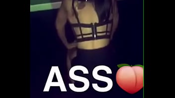 Honey moe black dress twerk