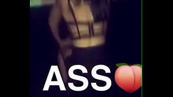 Honey moe black dress twerk