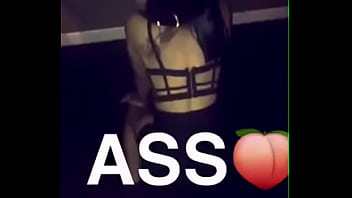 Honey moe black dress twerk