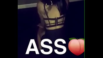 Honey moe black dress twerk