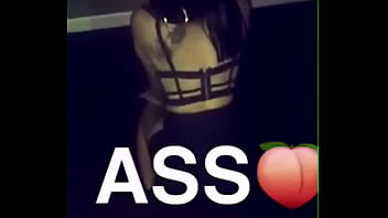 Honey moe black dress twerk