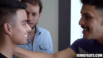 Hot Latin Guy Blindfolded And Barebacked By Step Cousins thumbnail