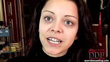 Wild casting solo by sexy newcomer