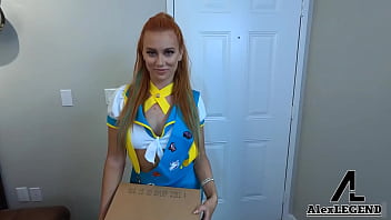 Scout redhead madison morgan gets dicked & creampied by alex legend