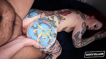 Gotfilled loveless has her tight hole filled up with jizz Gotfilled loveless has her tight hole filled up with jizz