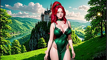 Divine elixir fantasy sorceress summons a dungeon master for an intimate ritual ai animation