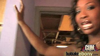 Dirty Ebony Whore Banged And Covered In Cum Interracial 9 thumbnail