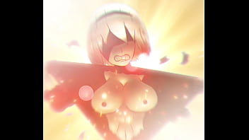 2b shows her tits in an epic manner 2b shows her tits in an epic manner