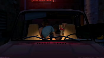 Femscout dándolo todo en el auto