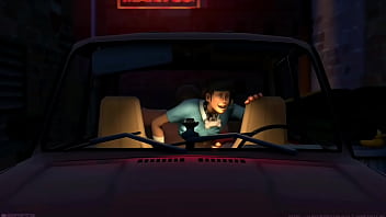 Femscout dándolo todo en el auto