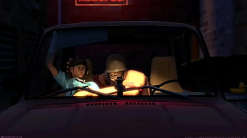 Femscout dándolo todo en el auto