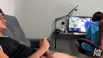 I caught him jerking off while i was playing what do you think i did