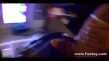 Hot amateur teen babe gives wicked blowjob