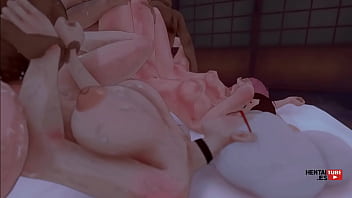 Duet momo and seiko's orgy dandadan hentai Duet momo and seiko's orgy dandadan hentai