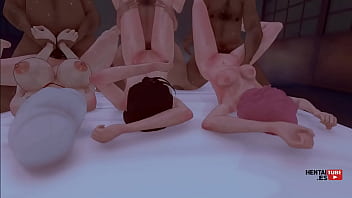 Duet momo and seiko's orgy dandadan hentai