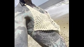 I love to be on the beach and bath my tattoos in the cold sea you too ️️ let’s soak up the sun and show