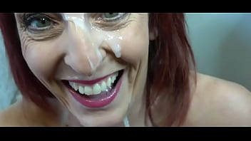 Slutty milf enjoys a facial Slutty milf enjoys a facial