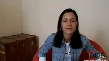 Beautiful newcomer shows everything