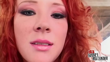 Marco and otto ram audrey’s cunt and ass in living room