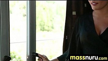 Nuru massage ends with a hot shower fuck 5