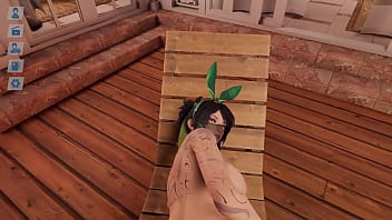 Akali from league of legends gets double penetrated and cum in her holes hentai game 3d animation