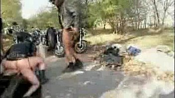 Biker Babe Gang Bang thumbnail