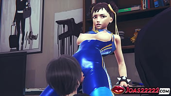 Lusty Chun Li Anime Babe In Tight Blue Latex – Horny Cosplay Girl Trembles As Tongue Devours Her Wet Pussy Moaning And Reaching Explosive 3d Hentai Climax thumbnail