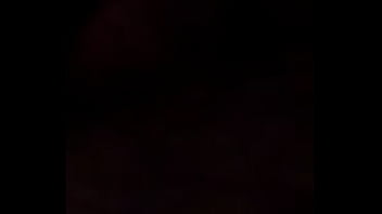 Playing with vibrator in dark