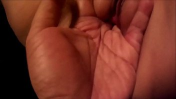 Close mouth watering squirting pussy