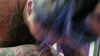 Tatto girl geting it