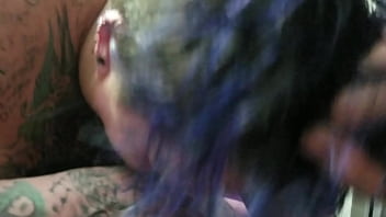 Tatto girl geting it