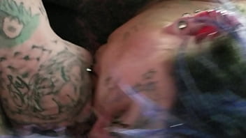 Tatto girl geting it