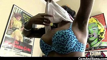 Ebony cumslut gets multi facial in gangbang 18