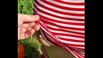 Fucked the wet girl in her little slobbery mouth in a hot summer day