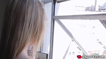 Lilly ford bent over and show her pink juicy cunt