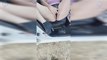 Cogiendo con mi esposo al aire libre