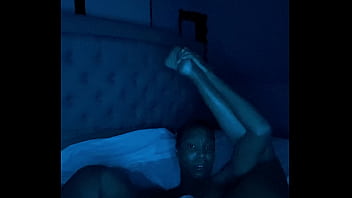 Milky blue pussy night