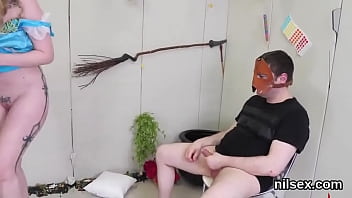 Foolish fuckslut gets her fuckholes spread and toughly rode