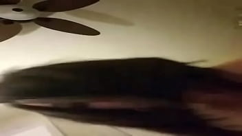 Bbw milf riding girthy dildo stuck to her closet