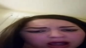 Bbw milf riding girthy dildo stuck to her closet