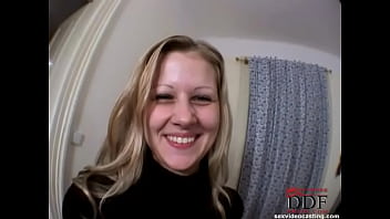 Cock loving girl at casting