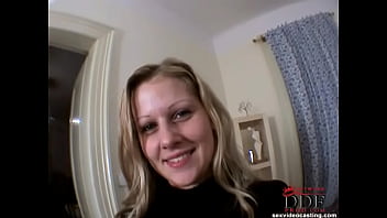 Cock loving girl at casting