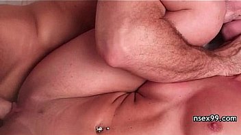 Horny big tit blonde milf nails a stud