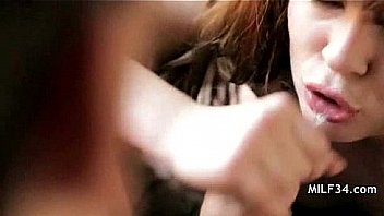 Horny milf receives a bang