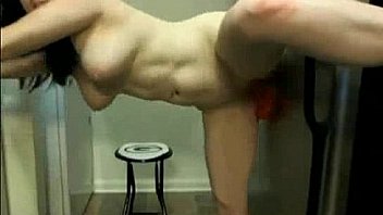 Busty hottie toying her pussy