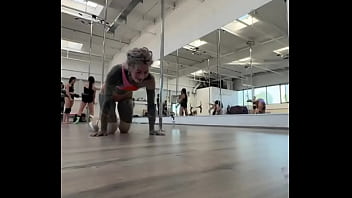 Pole dancing class snippet what's your favorite workout to feel empowered #poledancing #fitnessfun #empoweryour